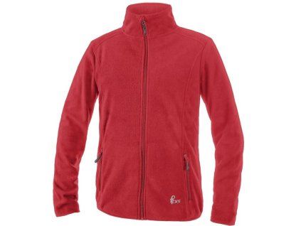 Mikina CXS GRANBY CHILD, dětská, fleece, červená (Velikost 120)