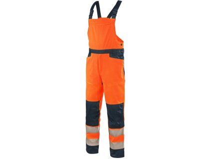 Zahradníky CXS HALIFAX, pánské, výstražné se síťovinou, oranžovo-modré (Velikost 46)