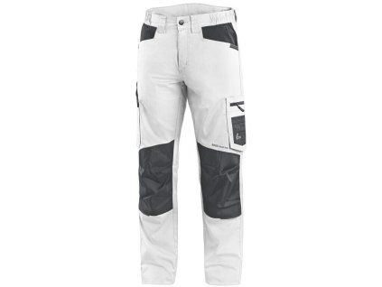 Kalhoty CXS SOLIS FLEX, pánské, bílo-šedé (Velikost 46)