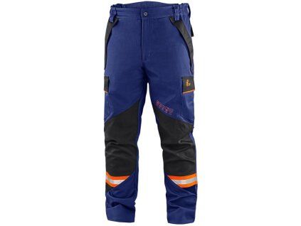 Kalhoty CXS WorkTech-Multi, multifunkční, pánské, modro-černé, refl. pruh (Velikost 46)