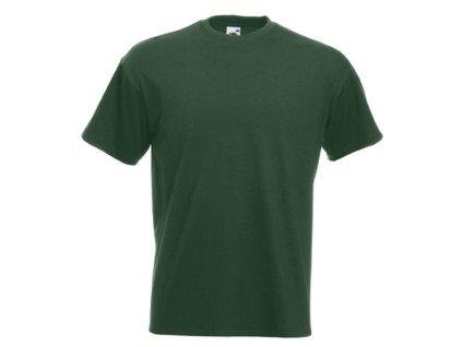 Fruit of the Loom 16.1044 Tričko pánské s krátkým rukávem bottle green (Velikost XXL)