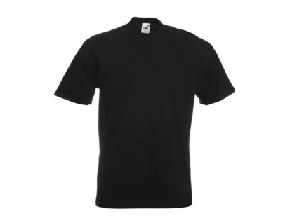 Fruit of the Loom 16.1044 Tričko pánské s krátkým rukávem black (Velikost 3XL)