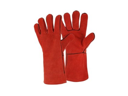 CANIS CXS PATON RED rukavice svářečské červené (Velikost 11)