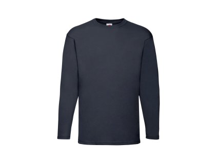Fruit of the Loom 16.1038 Tričko pánské dlouhý rukáv Deep Navy (Velikost 3XL)