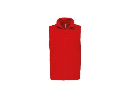 Kariban 20.K913 LUCA Pánská fleecová vesta Red (Velikost 4XL)