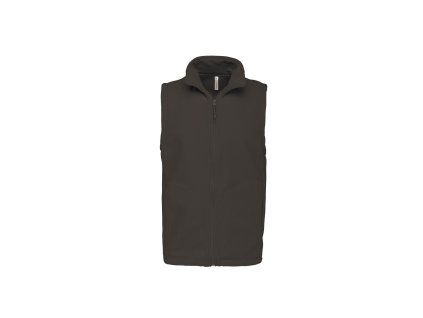 Kariban 20.K913 LUCA Pánská fleecová vesta Dark Grey (Velikost 4XL)