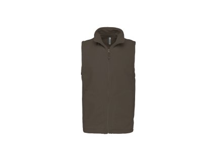 Kariban 20.K913 LUCA Pánská fleecová vesta Green Olive (Velikost XXL)
