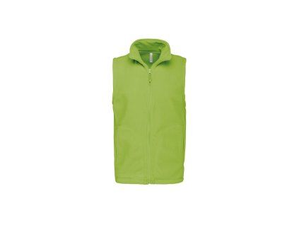 Kariban 20.K913 LUCA Pánská fleecová vesta Lime (Velikost 4XL)