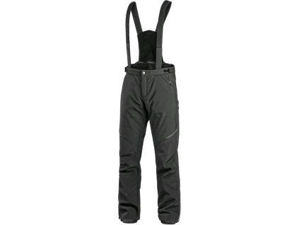 CANIS CXS TRENTON kalhoty zimní softshell pánské černé (Velikost 62)