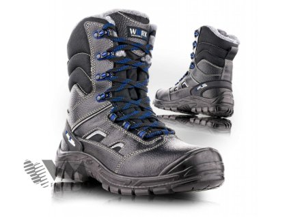 VM Footwear obuv SHEFFIELD 2890-O2W poloholeňová zimní (Velikost 48)