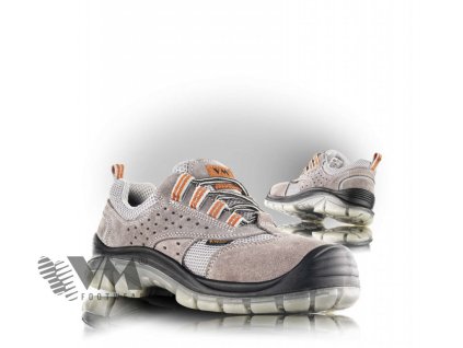 VM Footwear obuv TIRANA 3195-O1 kožená v kombinaci s textilem polobotka (Velikost 45 AKCE)