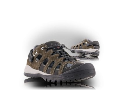 VM Footwear Obuv TRIPOLIS 4675-S1 sandál černo-hnědá (Velikost 48)