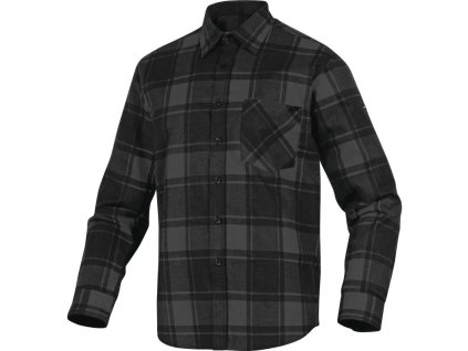 Delta Plus RUBY Košile flanelová pánská černá/šedá (Velikost 3XL)