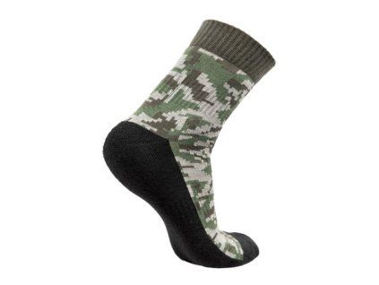 Cerva Ponožky NEURUM CAMOUFLAGE maskáčové olivová (Velikost 45/46)