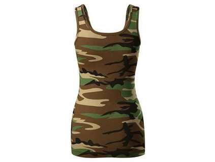 malfini triumph camo damske maskacove tilko hnede
