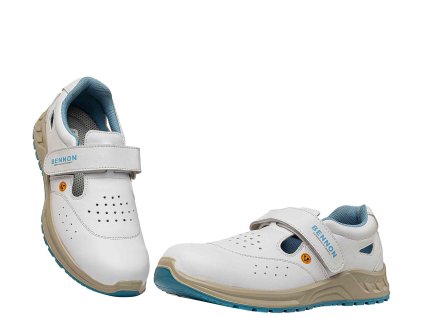 Obuv Bennon White O1 ESD Sandal bílá (Velikost 48)
