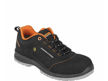 Obuv Bennon Nux S1P ESD NM LOW Non metallic černá - pracovní polobotka (Velikost 42 AKCE)