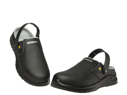 Obuv Bennon BLACK SB ESD Slipper pantofel černá (Velikost 48)