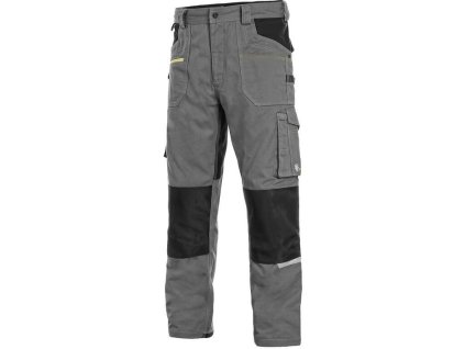 CANIS CXS Kalhoty STRETCH pánské šedá/černé (Velikost 70)