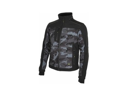 Bunda Bennon CAMOS Softshellová černá/šedá (Velikost XXXL)