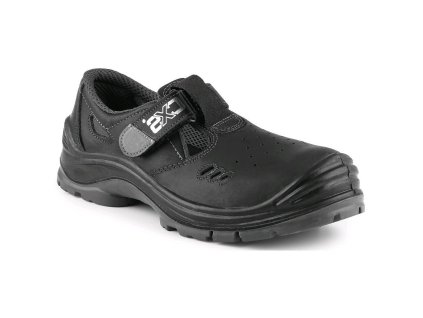 CANIS CXS Obuv SAFETY STEEL IRON S1 sandál černá (Velikost 48)
