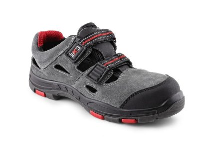 CANIS CXS Obuv ROCK PHYLLITE S1P sandál šedá/černá (Velikost 39 AKCE)