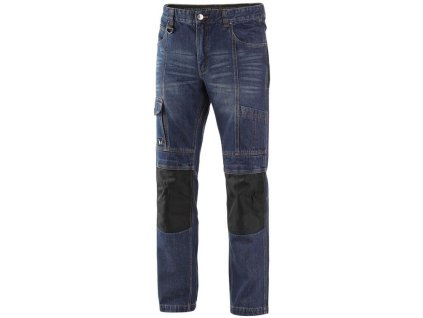 CANIS CXS Kalhoty jeans NIMES I pánské modrá/černé (Velikost 62)