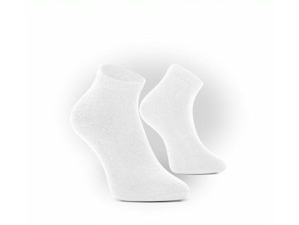 VM Footwear BAMBOO SHORT MEDICAL speciální antibakteriální ponožky bílé (Velikost 43-46)