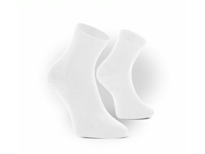 VM Footwear BAMBOO MEDICAL 8010 Speciální antibakteriální ponožky bílé (Velikost 43-46)