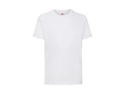 Fruit of the Loom 16.1033 Tričko dětské s krátkým rukávem white (Velikost 98)