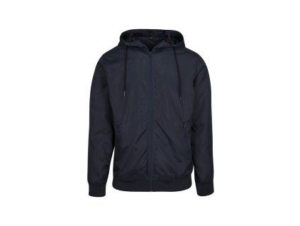 Build your Brand BY 016 pánská větrovka navy (Velikost 5XL)
