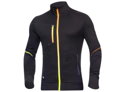 ARDON CREATRON pánská mikina černá - neon H6670 (Velikost 4XL AKCE)