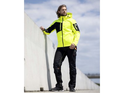 ARDON CITYCONIC pánská softshellová bunda žlutá H6694 (Velikost 4XL)
