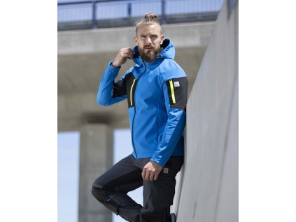 ARDON CITYCONIC pánská softshellová bunda modrá H6691 (Velikost 4XL)