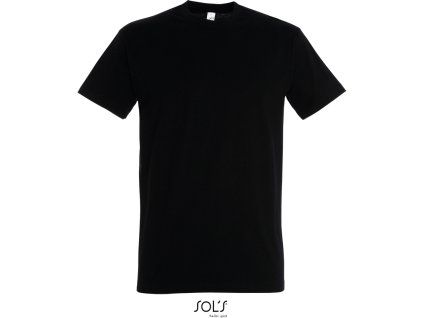 SOL'S 25.1500 - pánské tričko s krátkým rukávem černá (Velikost 5XL)