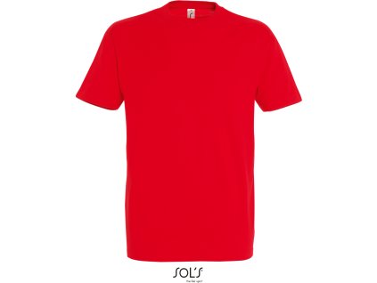 SOL'S 25.1500 - pánské tričko s krátkým rukávem červená (Velikost 5XL)