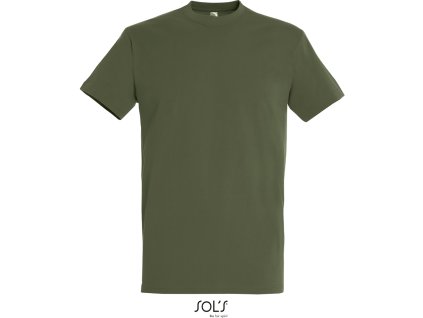 SOL'S 25.1500 - pánské tričko s krátkým rukávem army (Velikost 3XL)