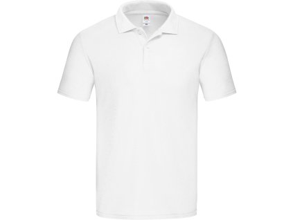 Fruit of the Loom 16.3050 – pánská pique polokošile bílá (Velikost 3XL)