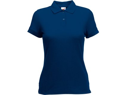 Fruit of the Loom 16.3212 – dámská polokošile pique navy (Velikost XXL)