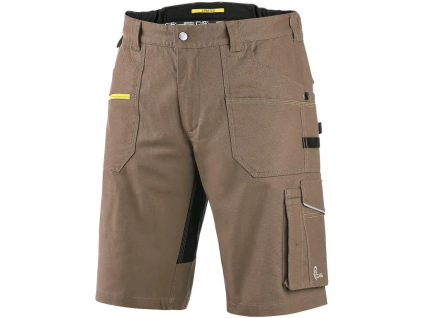 CANIS CXS Stretch pánské kraťasy béžová/černá (Velikost 54 AKCE)