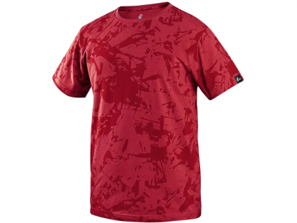 CANIS CXS MERLIN Pánské tričko krátký rukáv červená (Velikost 3XL)