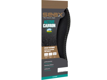 VTR SEAX vložky do bot Active Carbon (Velikost 45-46)