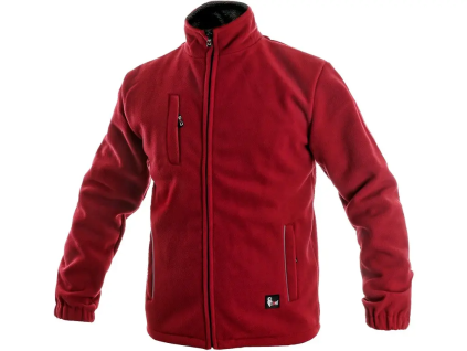 CANIS CXS OTAWA Fleecová bunda červená (Velikost 3XL)