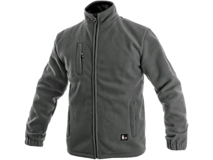 CANIS CXS OTAWA Fleecová bunda šedá (Velikost 3XL)