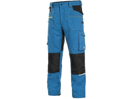 CANIS CXS Kalhoty STRETCH pánské zkrácené 170 - 176 cm modrá/černá (Velikost 44)