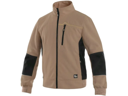 CANIS CXS TEXAS Pánská mikina béžová/černá (Velikost 3XL)