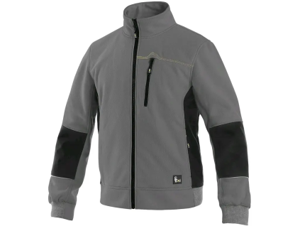 CANIS CXS TEXAS Pánská mikina šedá/černá (Velikost 3XL)