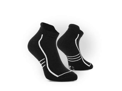 VM Footwear COOLMAX SHORT 8008 coolmaxové funkční ponožky 3 páry černá (Velikost 43-46)