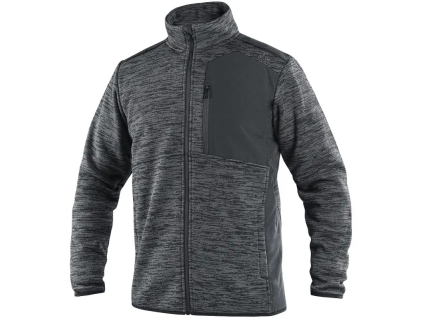 CANIS CXS 4ENVI HAMPTON pánská mikina tmavě šedá (Velikost 4XL)