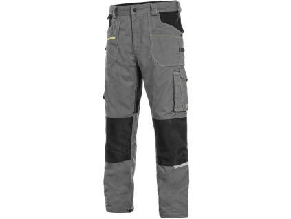 CANIS CXS STRETCH pánské zimní kalhoty šedá/černá (Velikost 60-62)